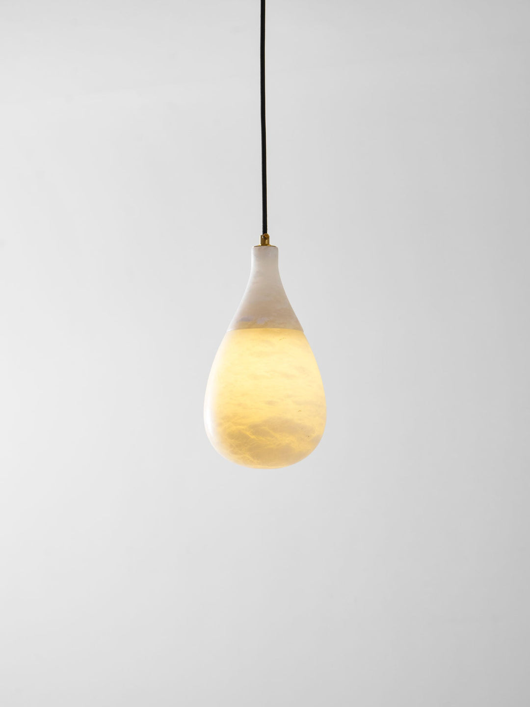 Alabaster Droppformad Pendellampa
