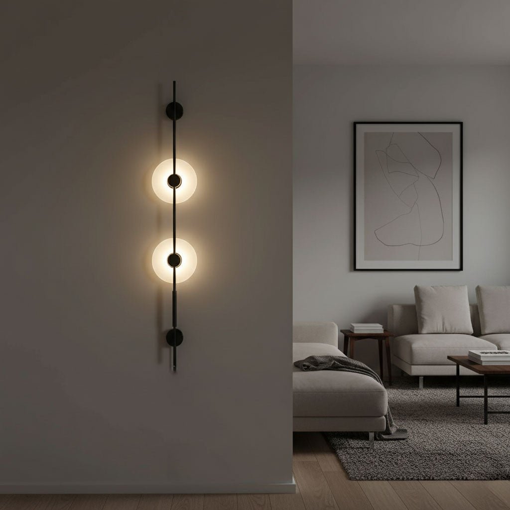 Alabaster Vertikal Vägglampa