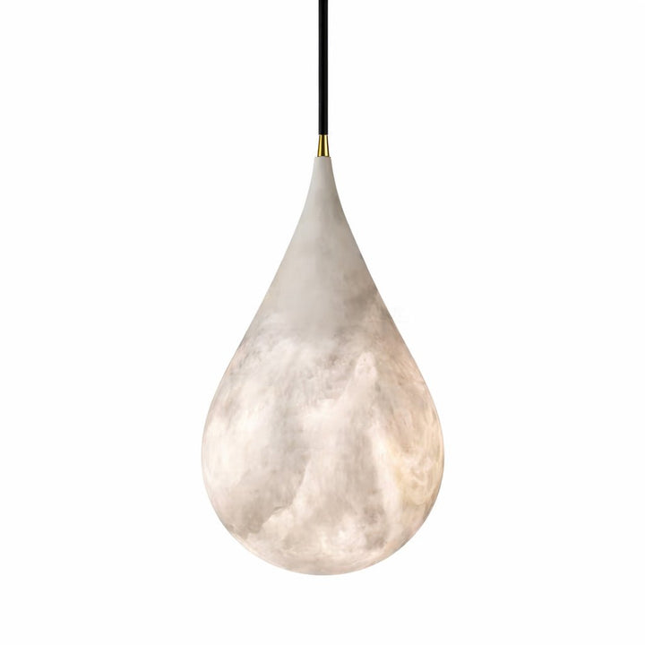 Alabaster Droppformad Pendellampa