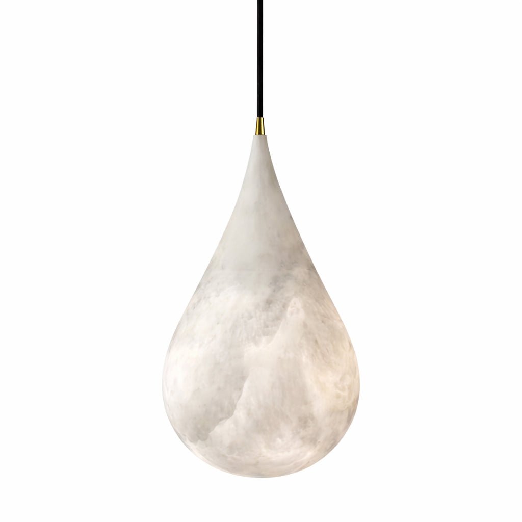 Alabaster Droppformad Pendellampa