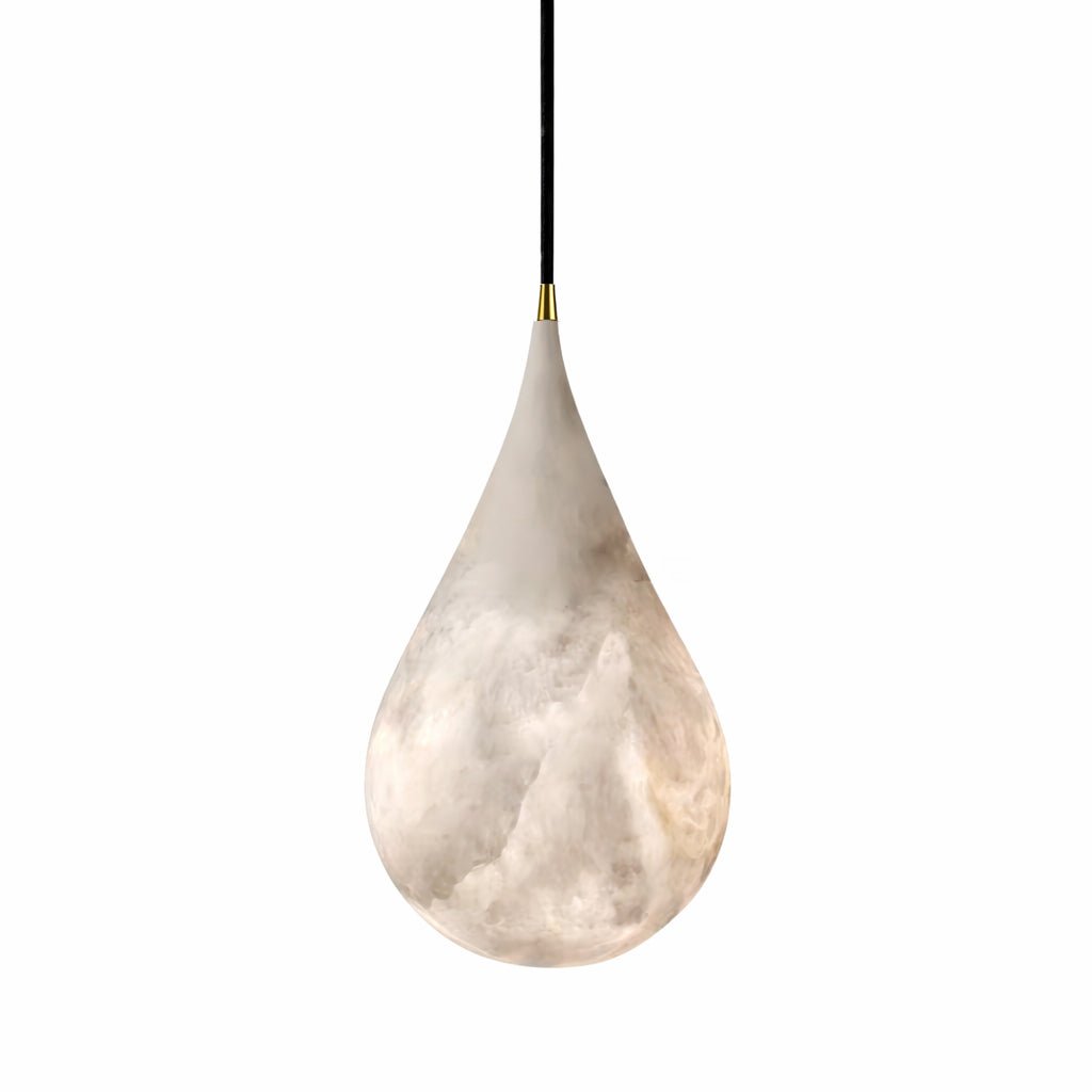 Alabaster Droppformad Pendellampa