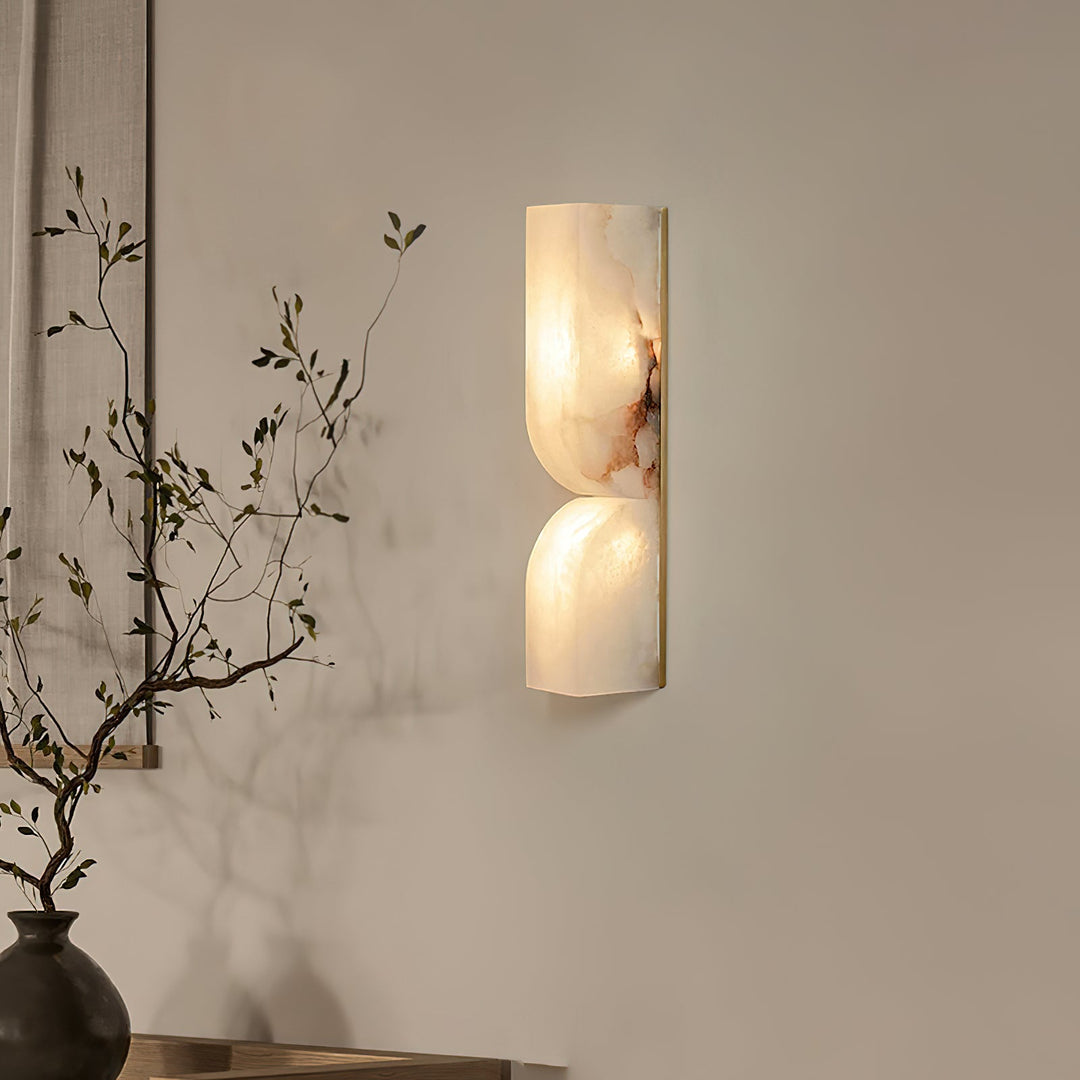 Alabaster Essence Vägglampa