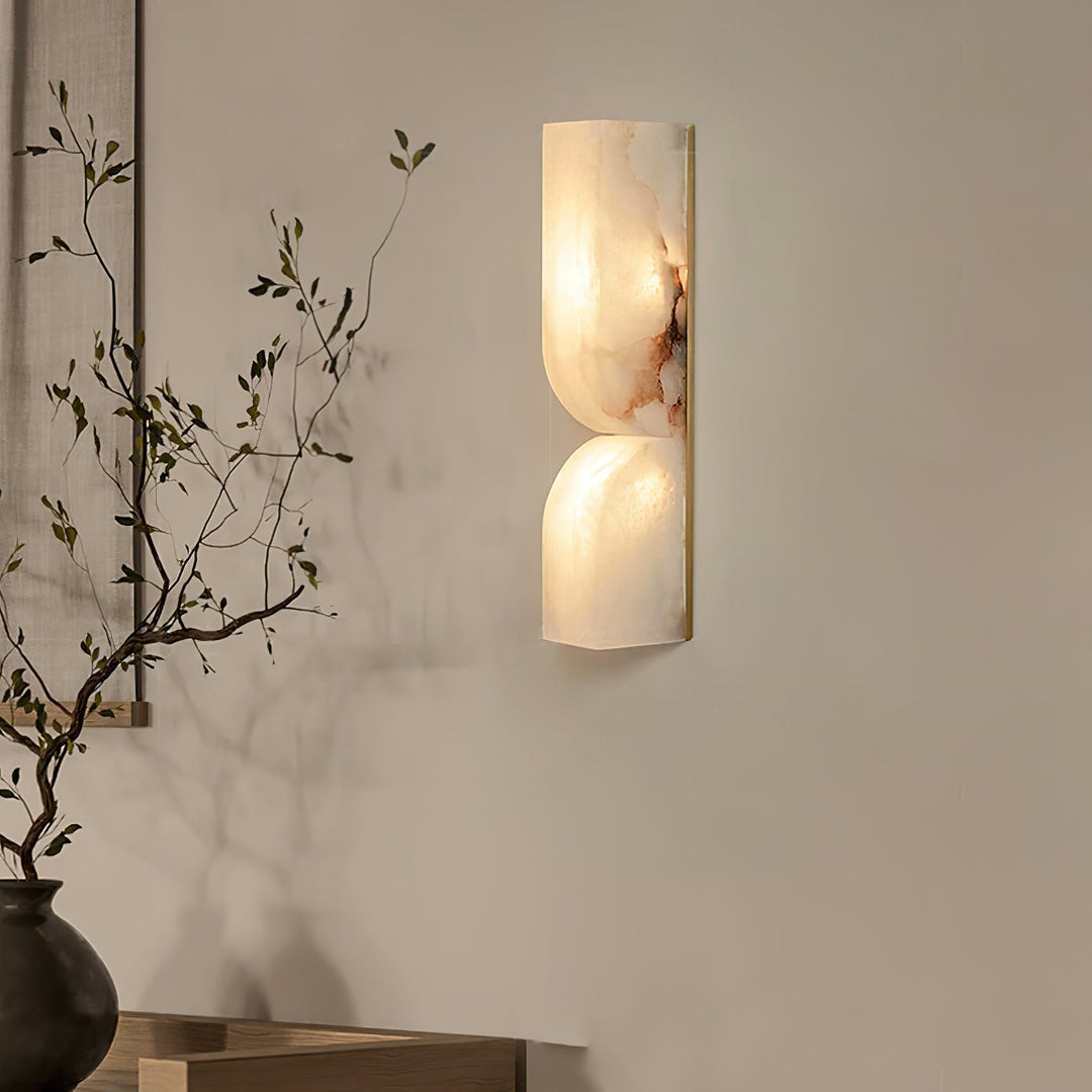 Alabaster Essence Vägglampa
