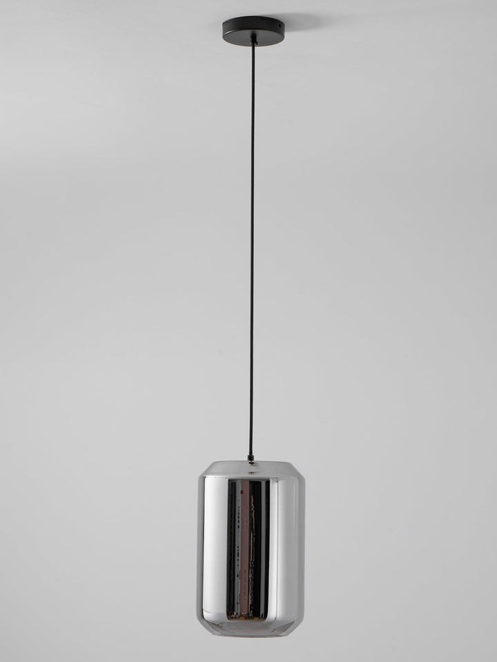 Alabaster Glas Cylinder Pendellampa