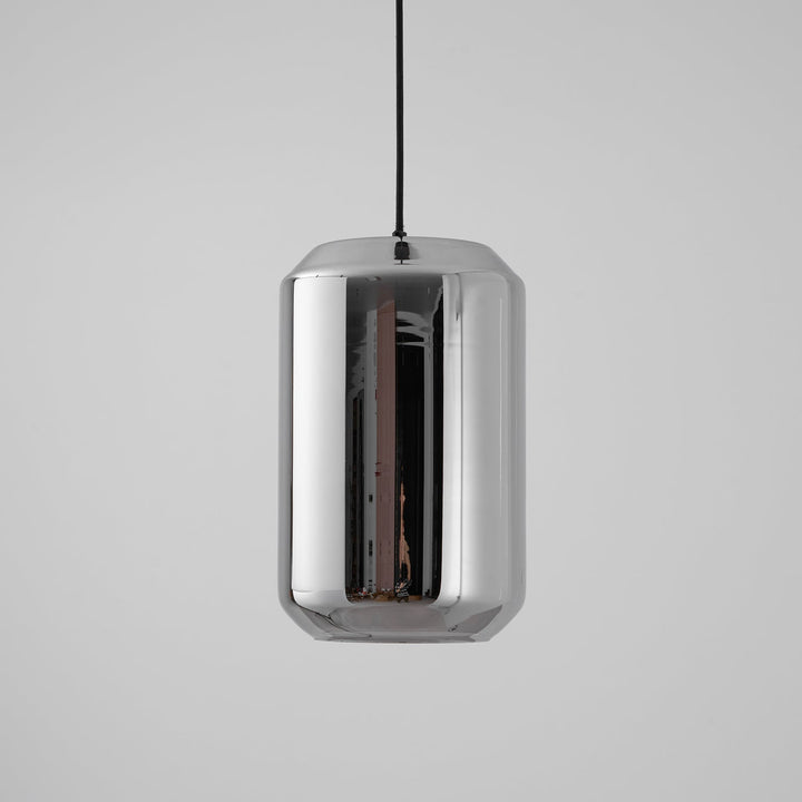 Alabaster Glas Cylinder Pendellampa