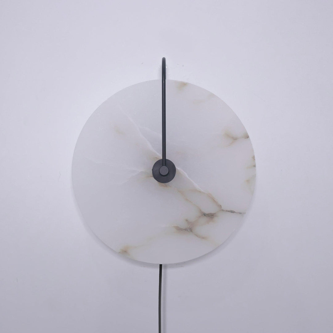 Alabaster LED Vägglampa med Stickkontakt