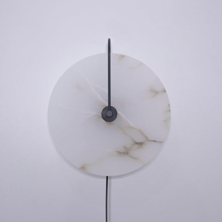 Alabaster LED Vägglampa med Stickkontakt