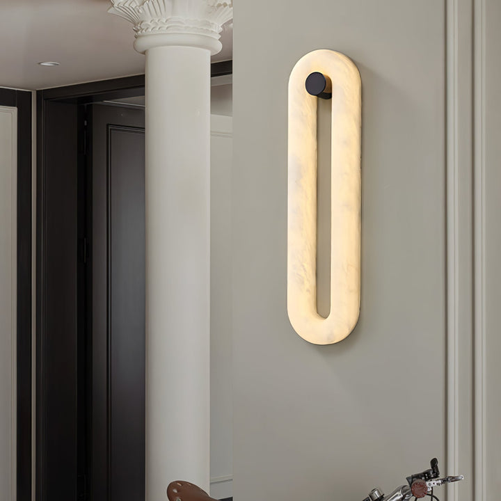 Alabaster Kapsel Vägglampa