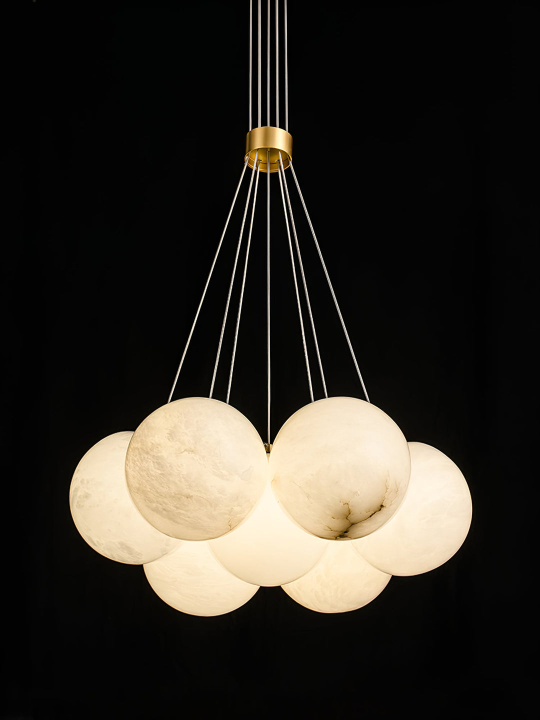 Alabaster Bollar Kandelaber