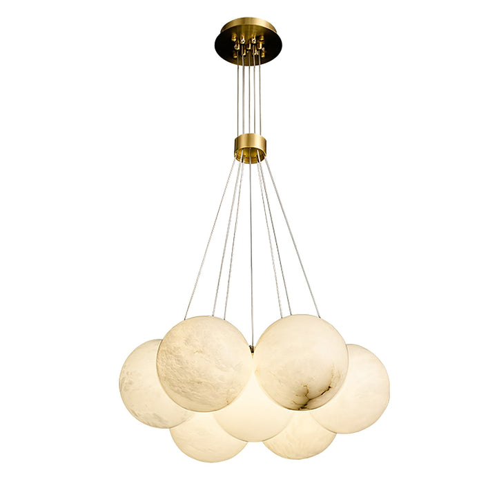 Alabaster Bollar Kandelaber