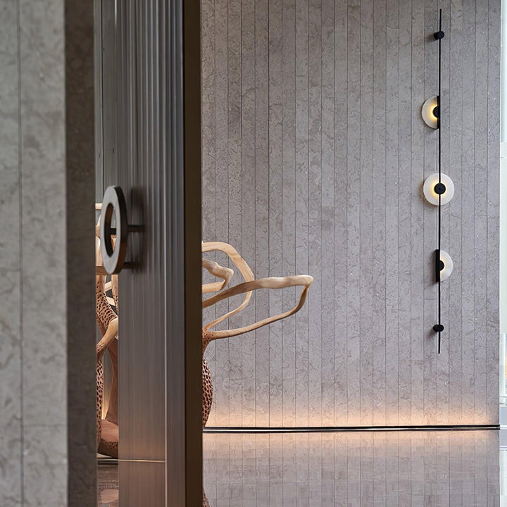Alabaster Vertikal Vägglampa