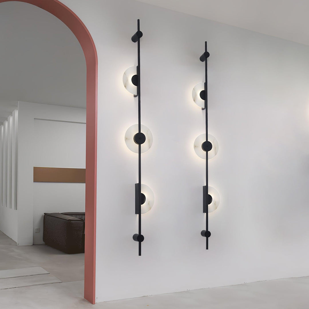 Alabaster Vertikal Vägglampa