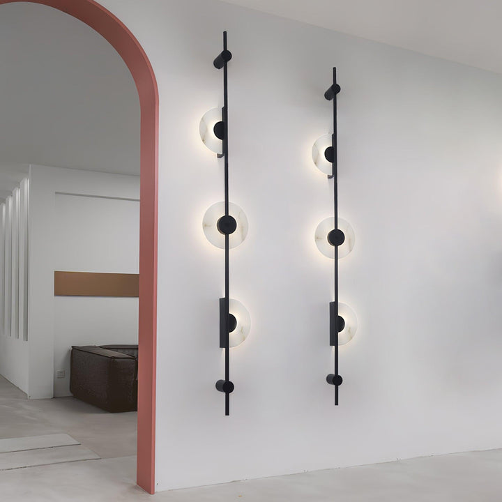 Alabaster Vertikal Vägglampa