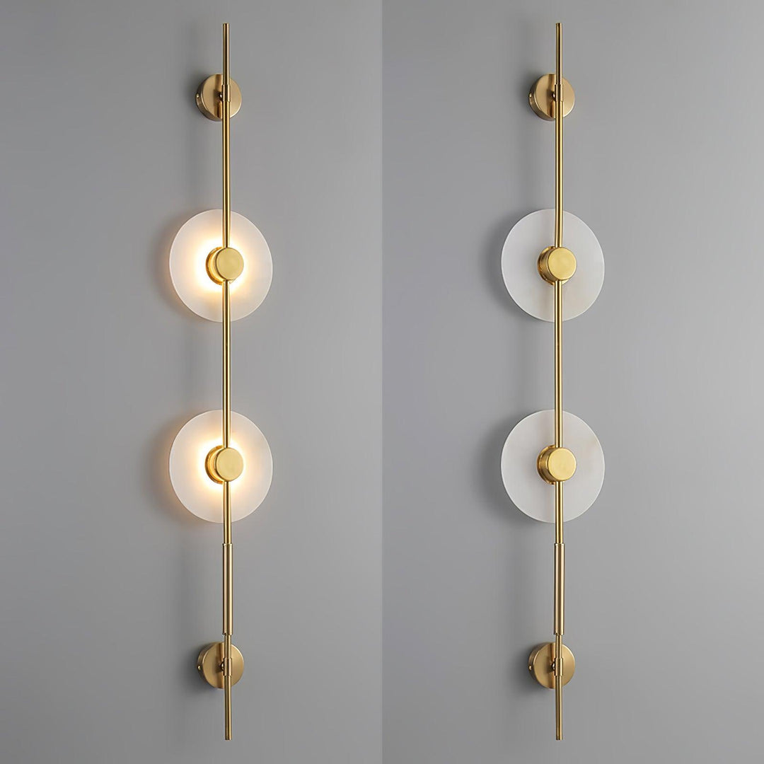 Alabaster Vertikal Vägglampa