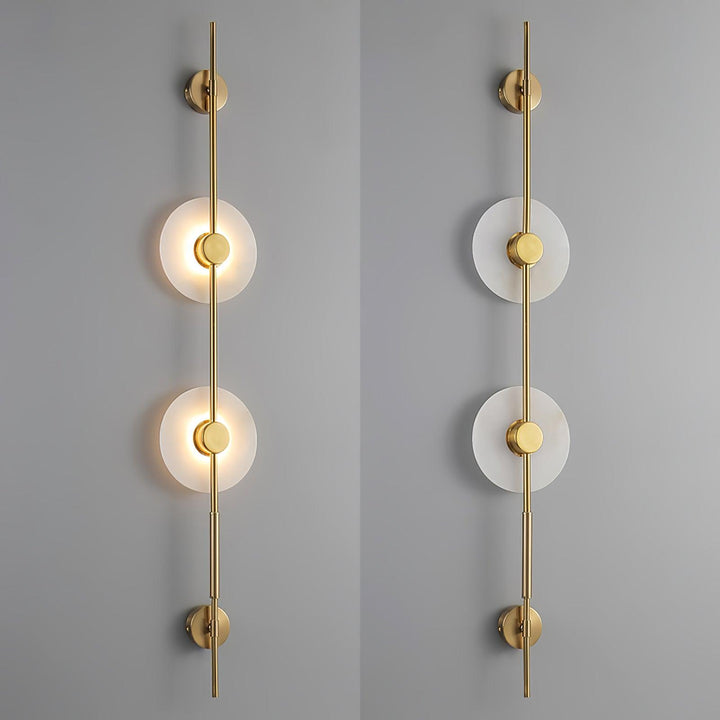 Alabaster Vertikal Vägglampa