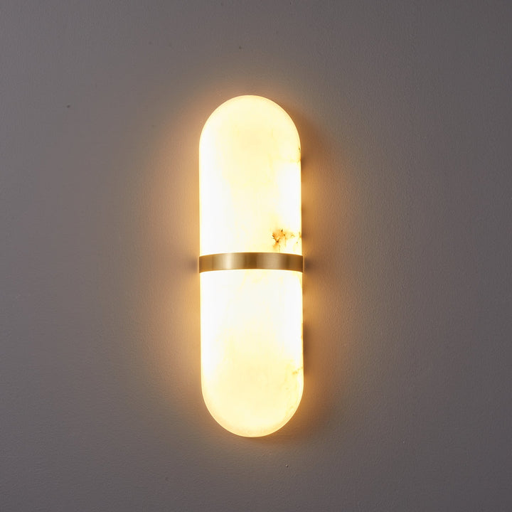 Alabaster Pill Vägglampa