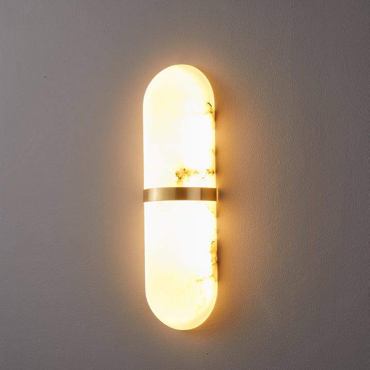 Alabaster Pill Vägglampa