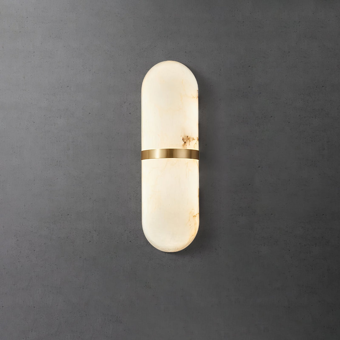 Alabaster Pill Vägglampa