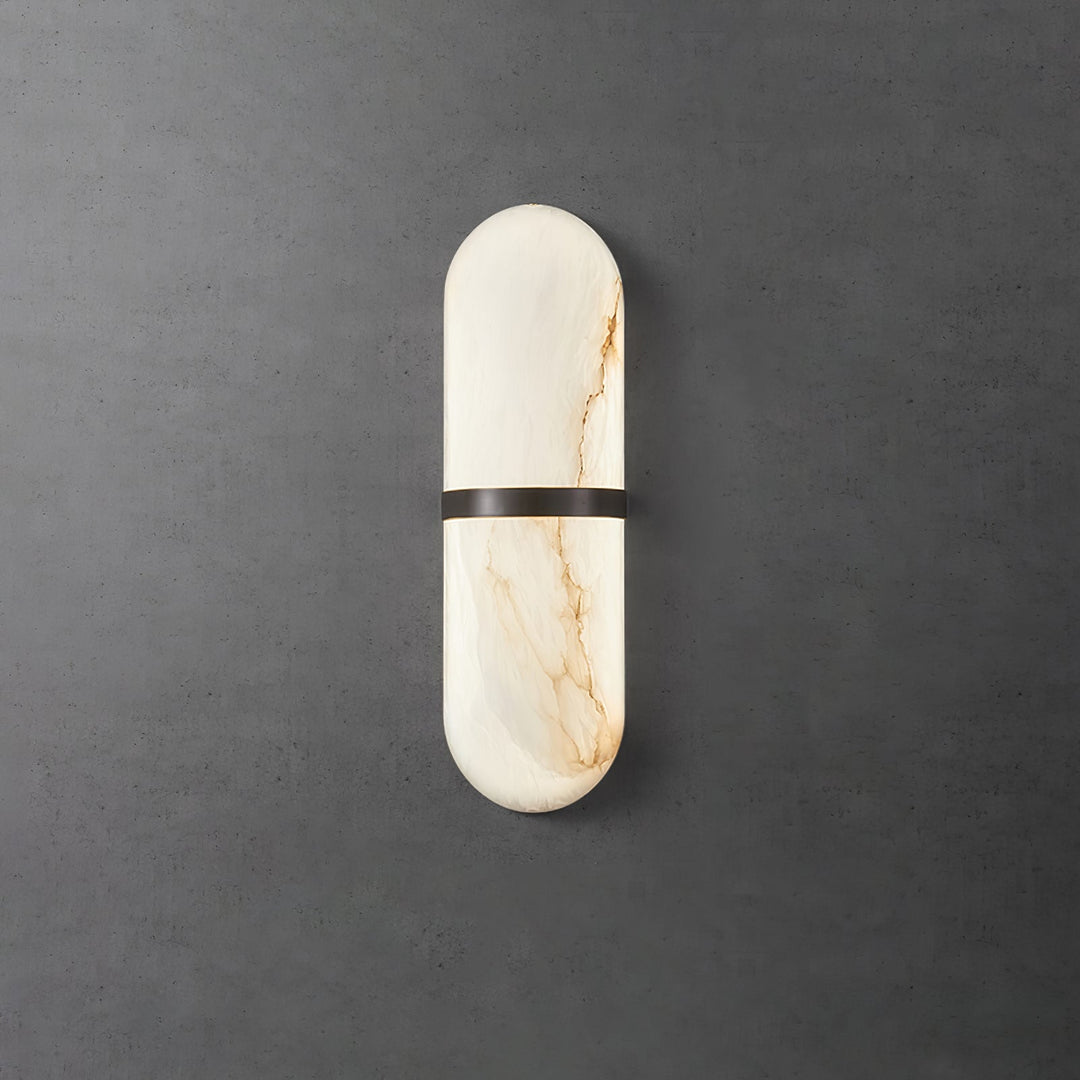 Alabaster Pill Vägglampa