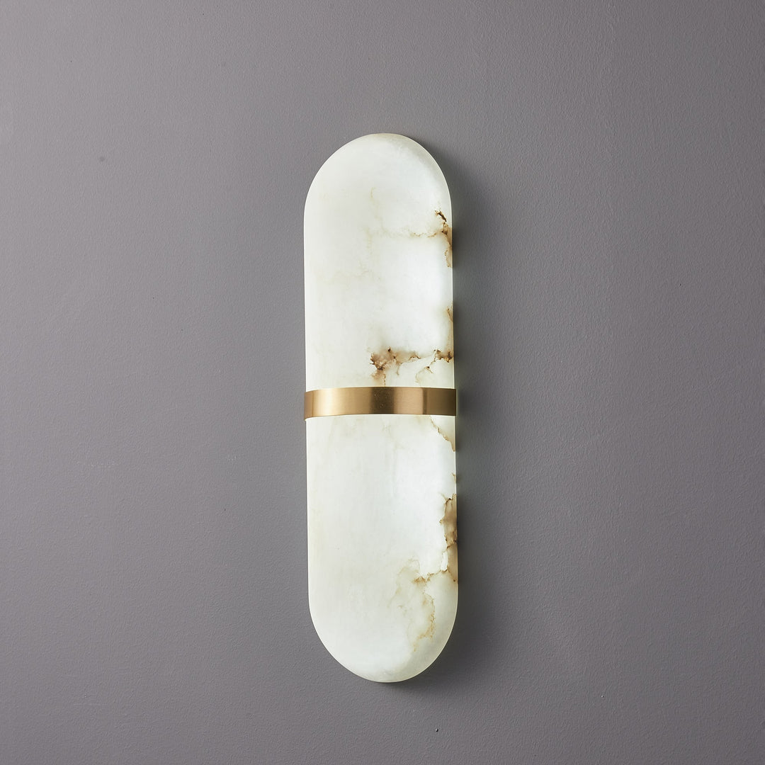 Alabaster Pill Vägglampa