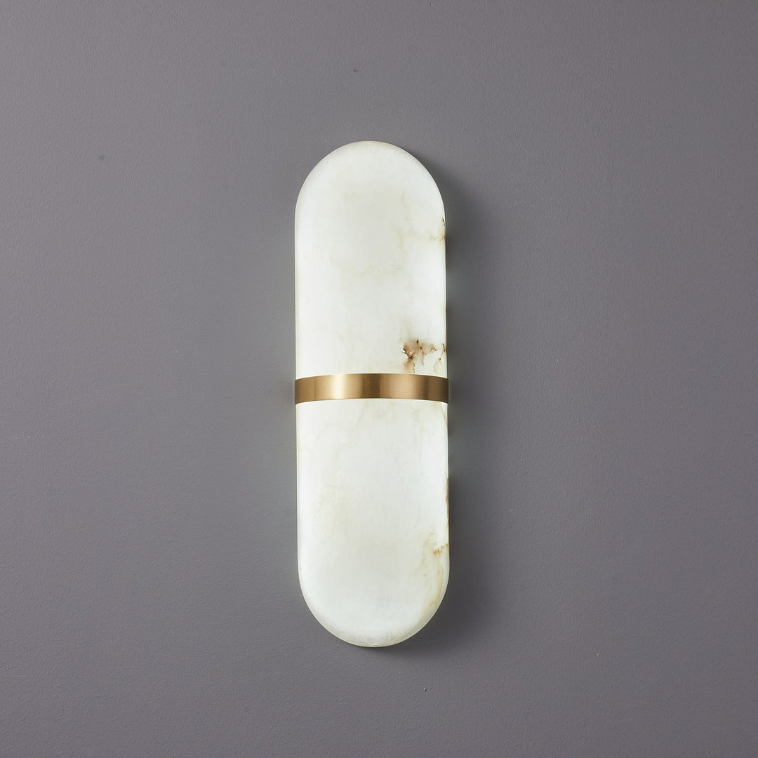 Alabaster Pill Vägglampa