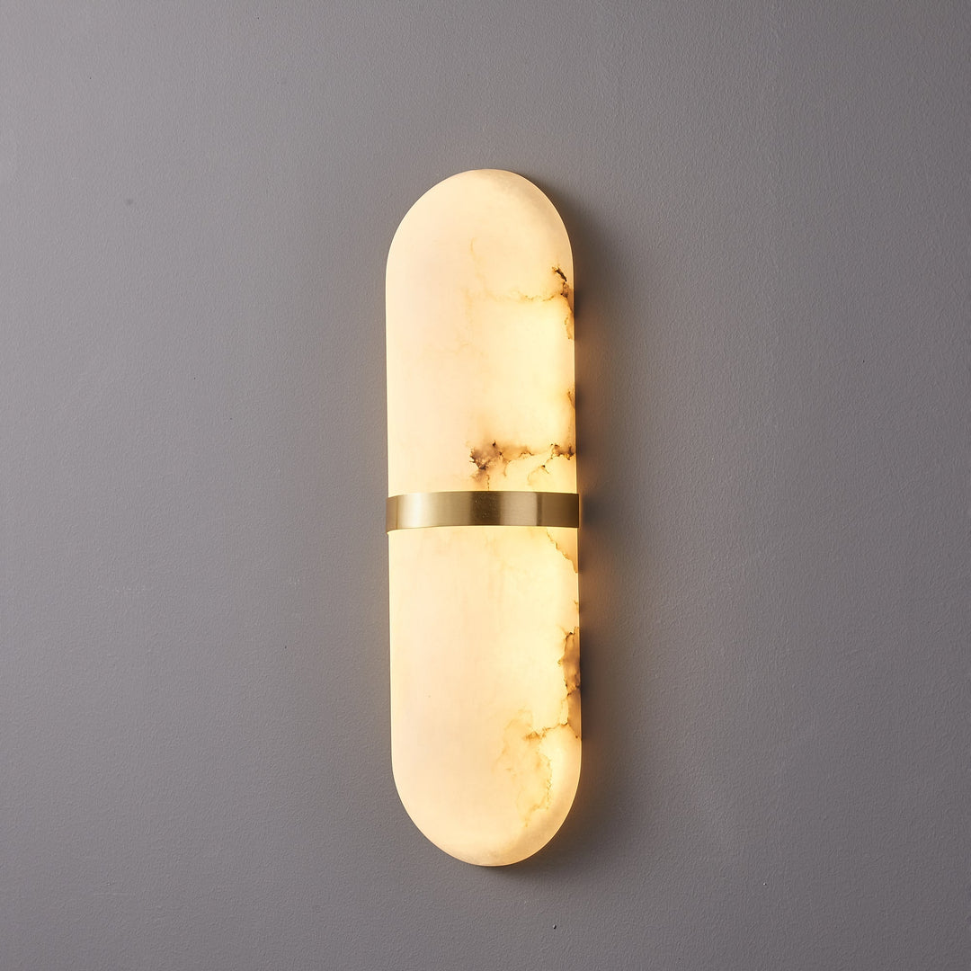 Alabaster Pill Vägglampa