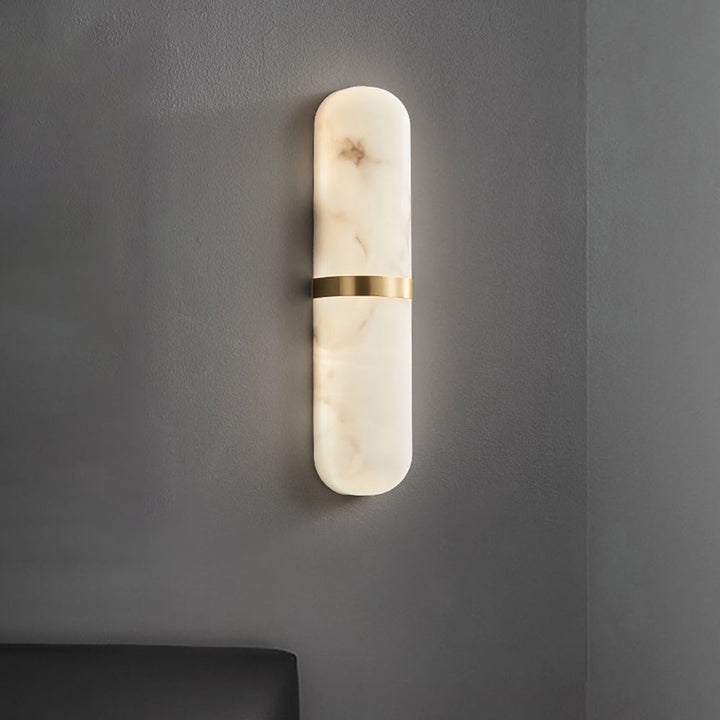 Alabaster Pill Vägglampa
