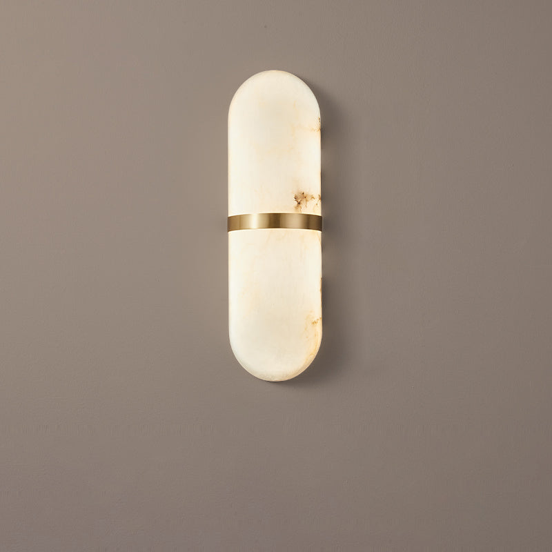 Alabaster Pill Vägglampa