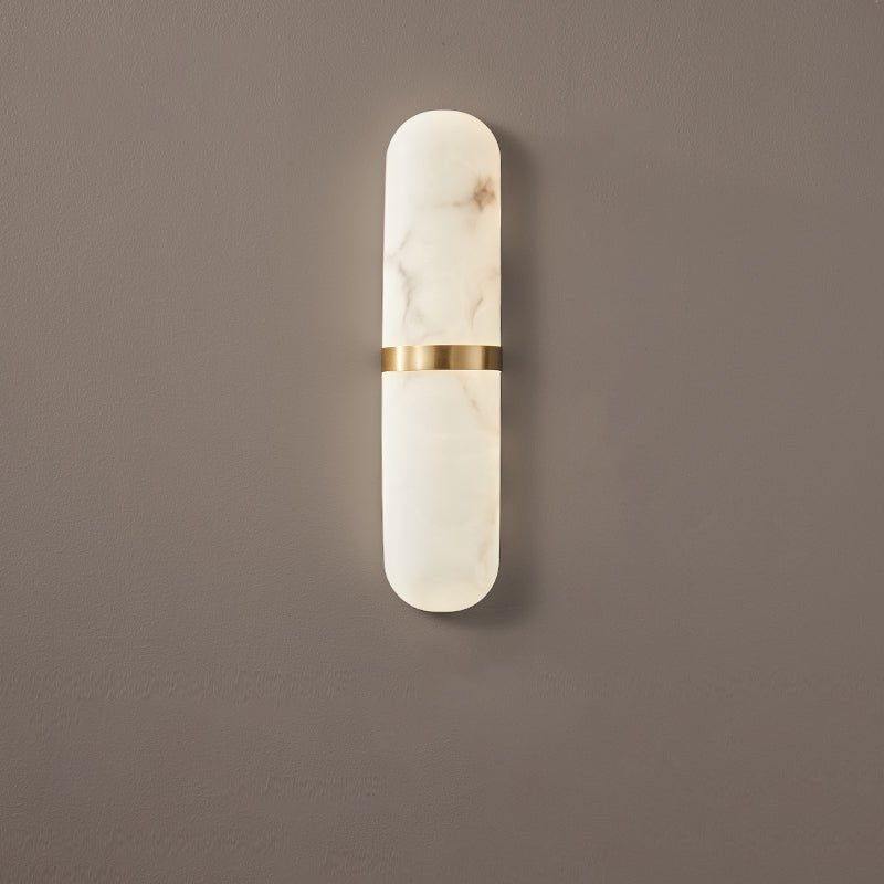 Alabaster Pill Vägglampa
