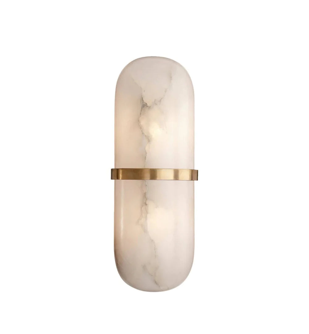 Alabaster Pill Vägglampa