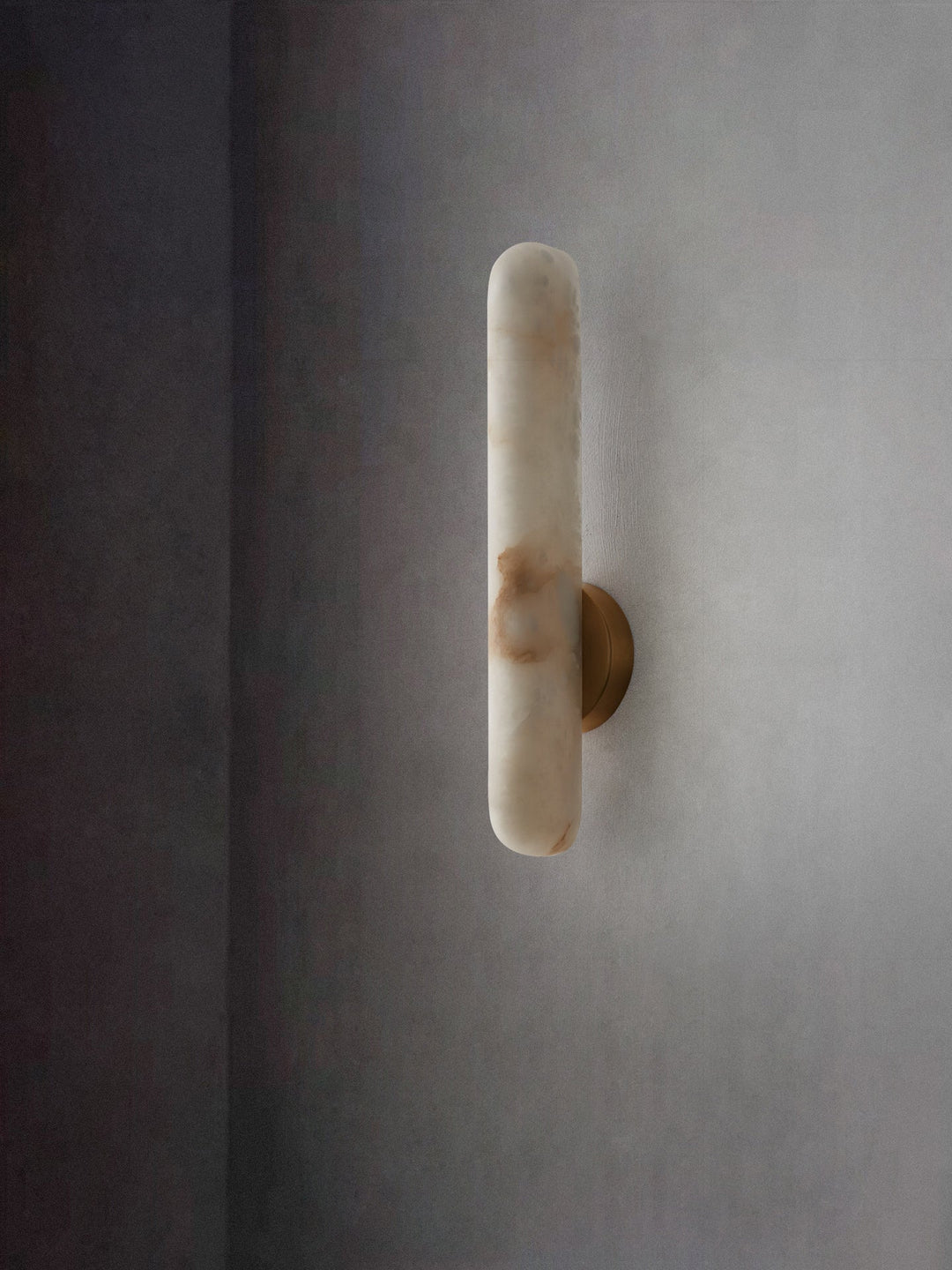 Alabaster Stång Vägglampa