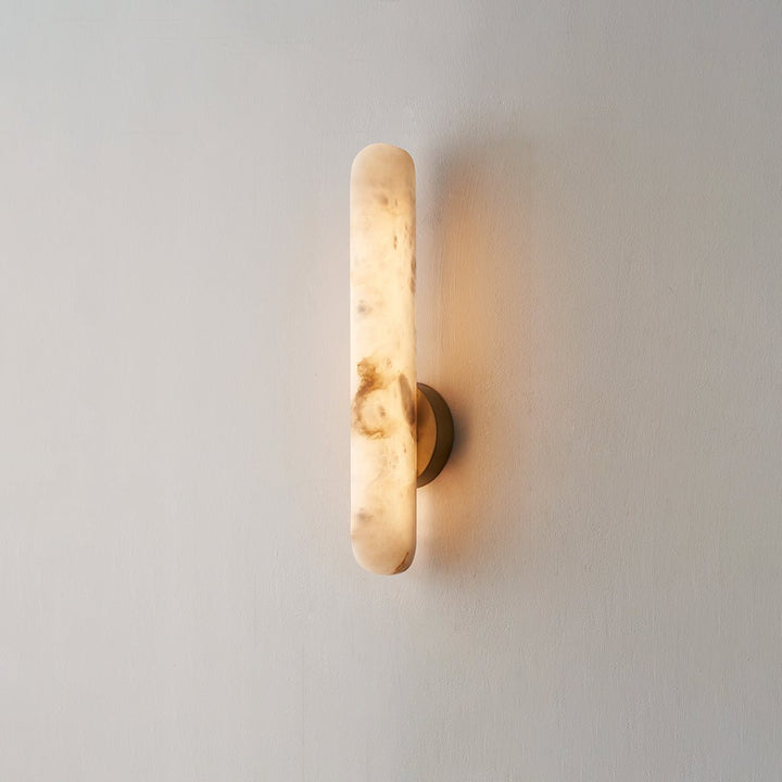 Alabaster Stång Vägglampa