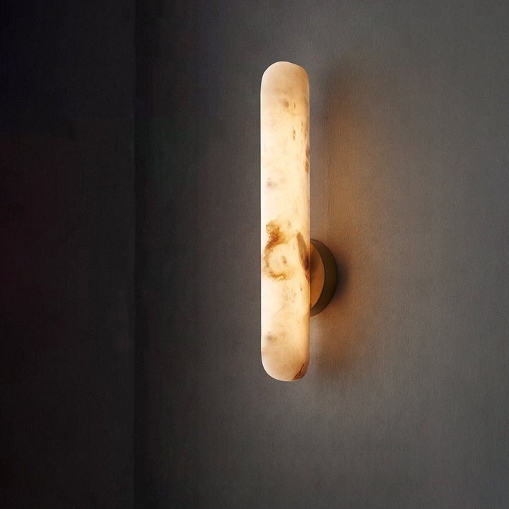 Alabaster Stång Vägglampa