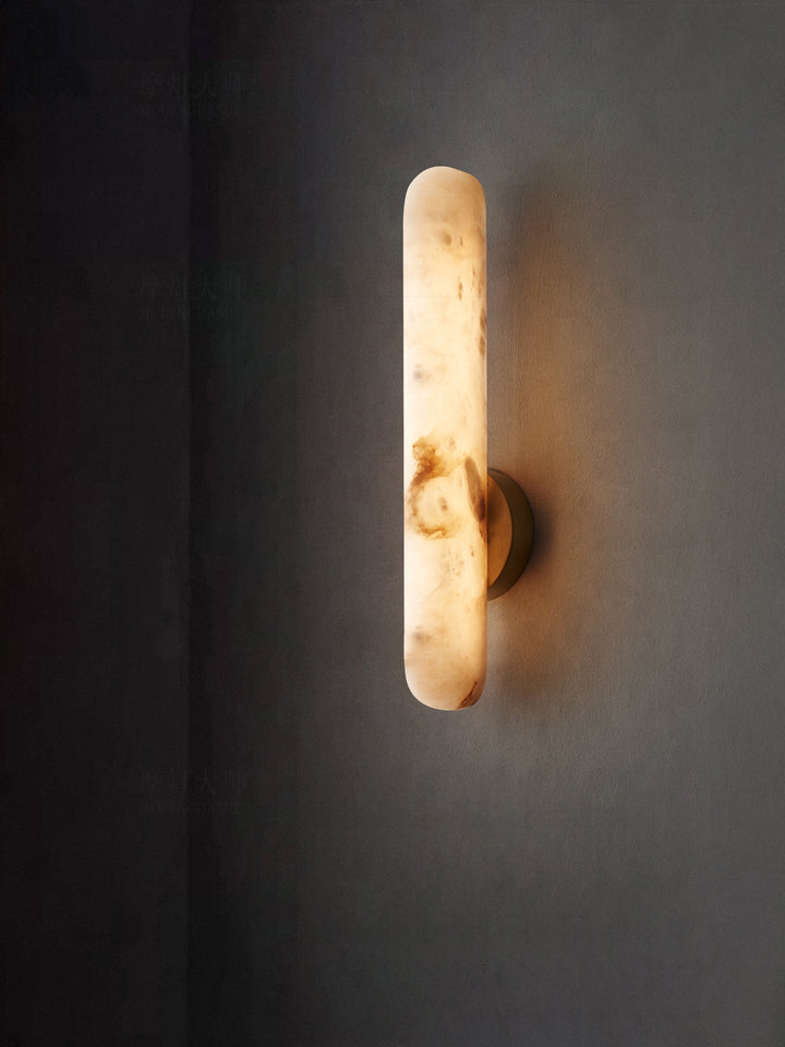 Alabaster Stång Vägglampa