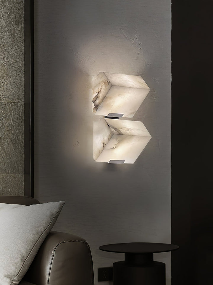 Alabaster Trappbelysning Vägglampa