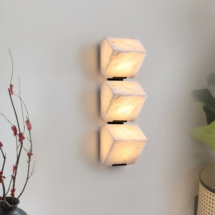 Alabaster Trappbelysning Vägglampa