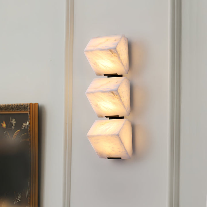 Alabaster Trappbelysning Vägglampa