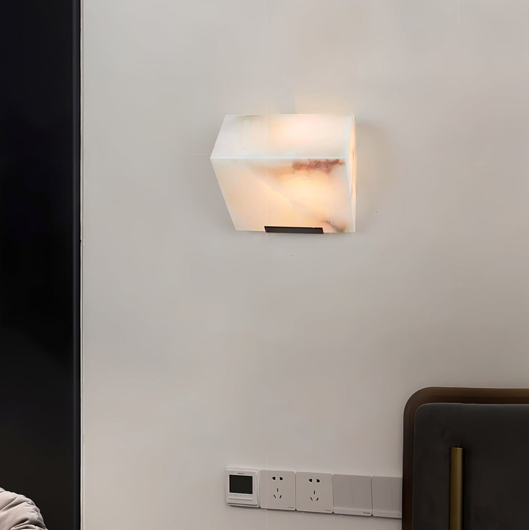 Alabaster Trappbelysning Vägglampa