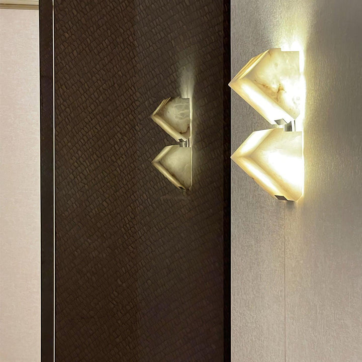 Alabaster Trappbelysning Vägglampa