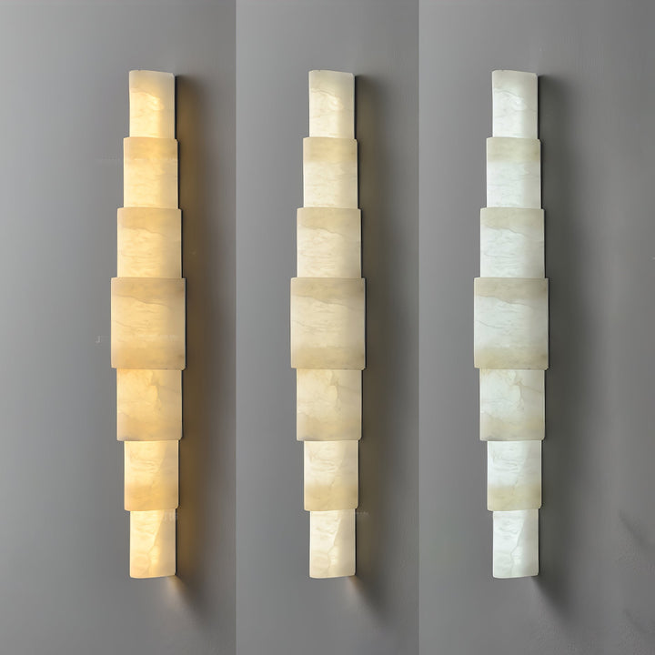 Alba Cascade Alabaster Vägglampa
