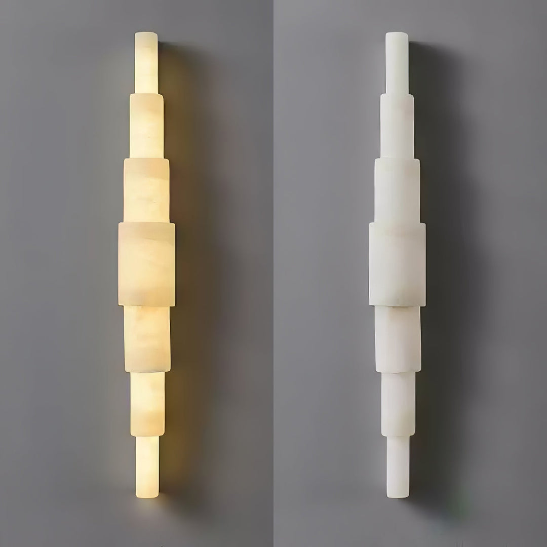 Alba Cascade Alabaster Vägglampa