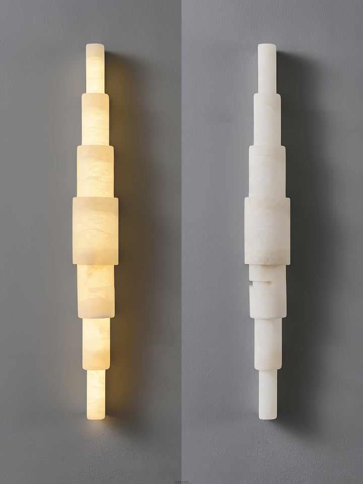 Alba Cascade Alabaster Vägglampa