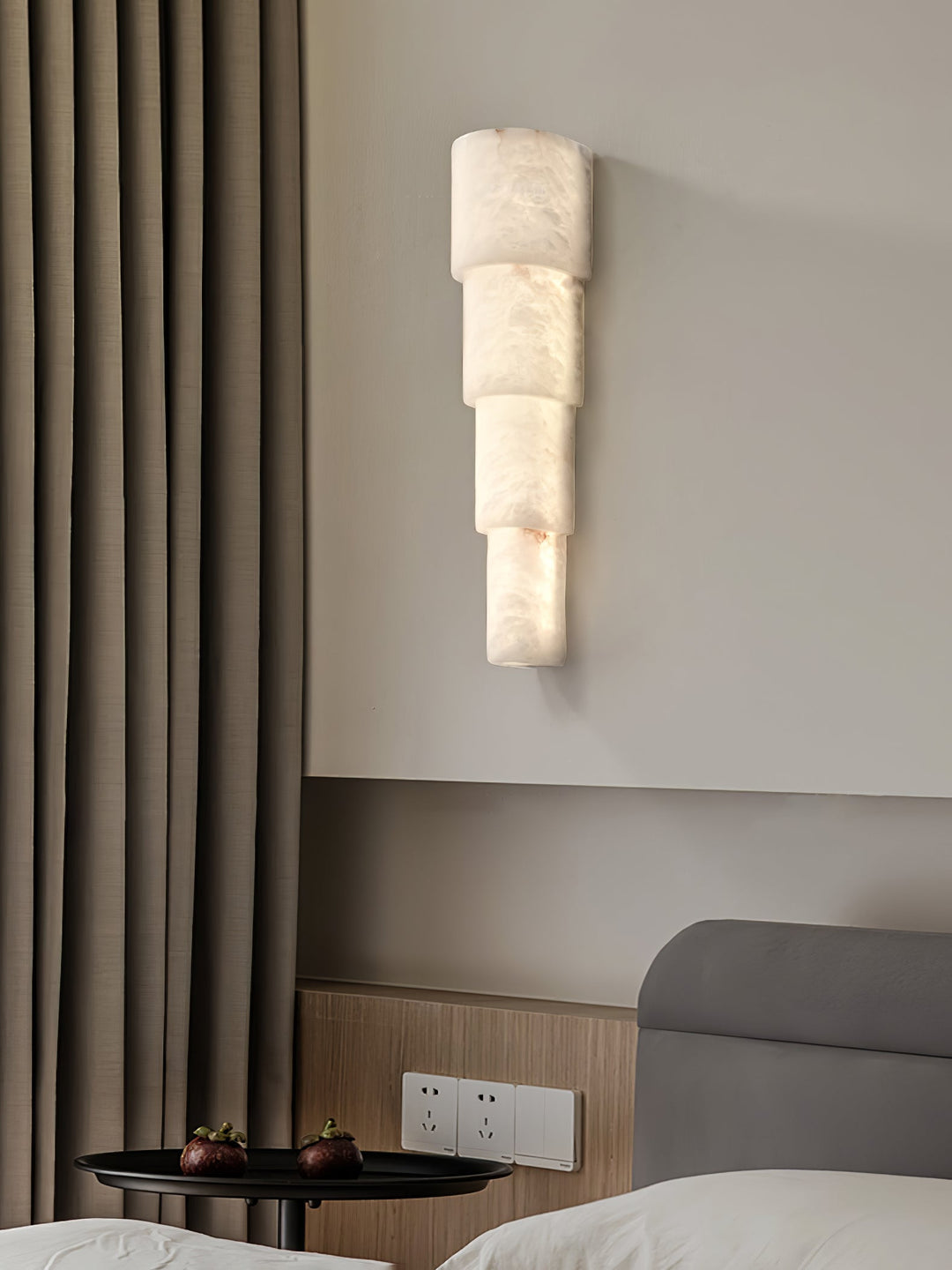 Alba Cascade Alabaster Vägglampa