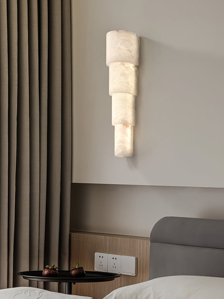 Alba Cascade Alabaster Vägglampa