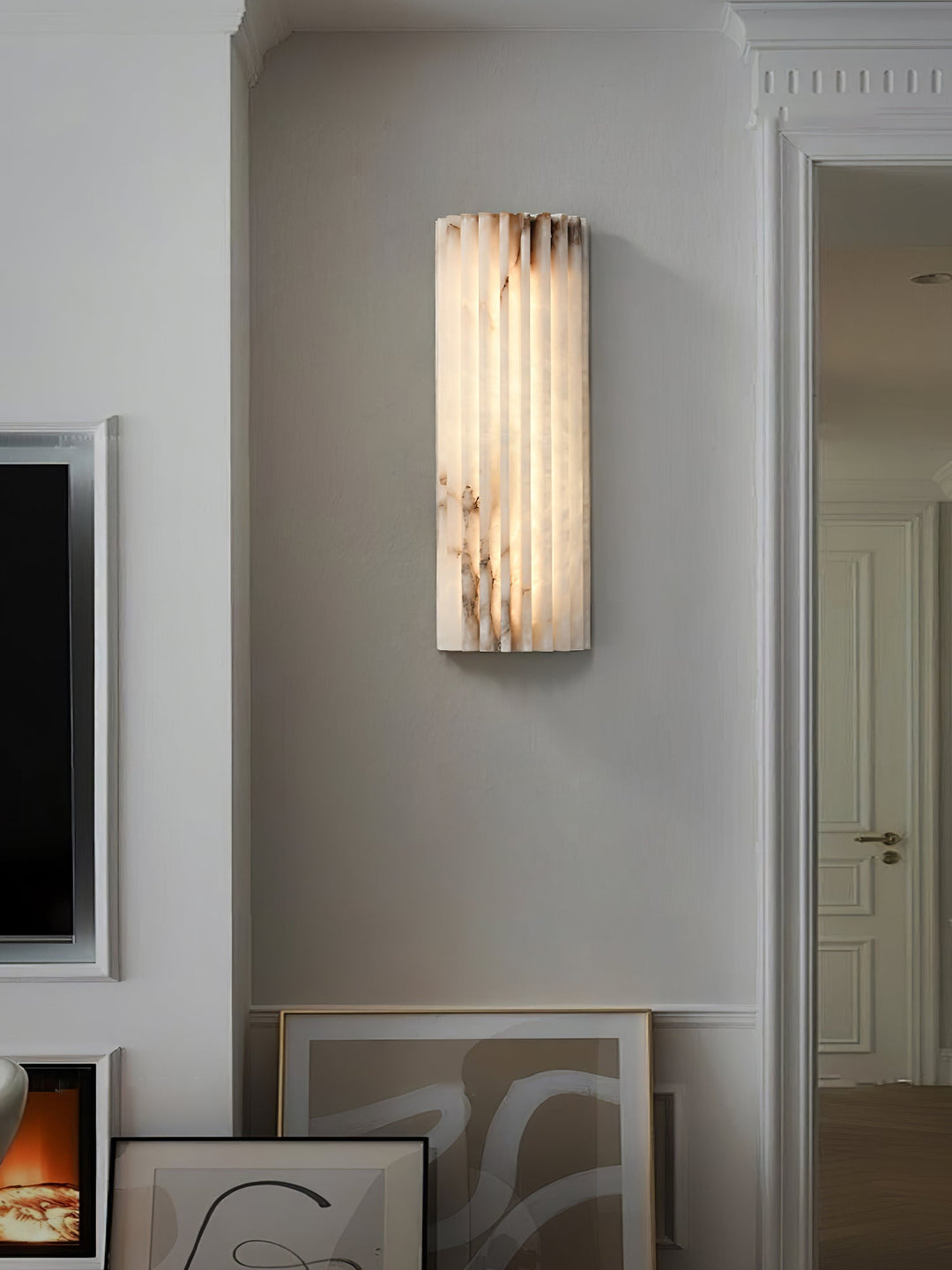 Alvia Alabaster Vägglampa