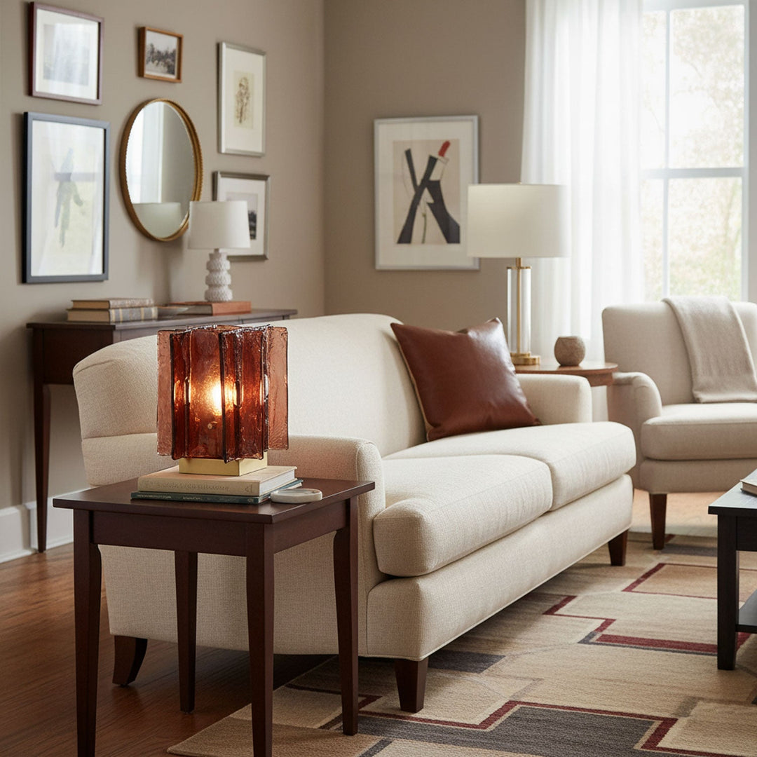 Amber Byggblock Bordslampa