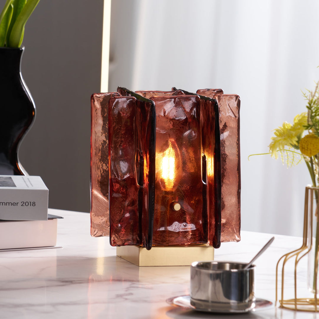 Amber Byggblock Bordslampa