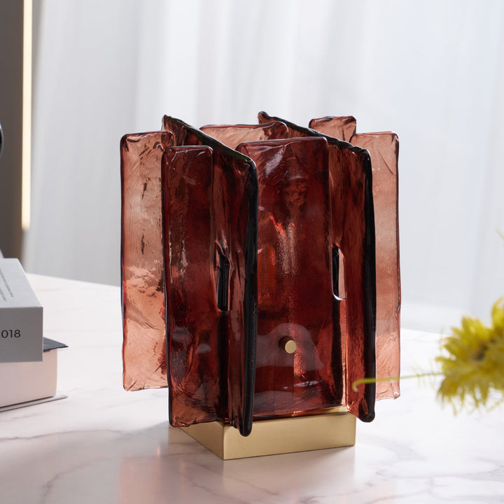 Amber Byggblock Bordslampa