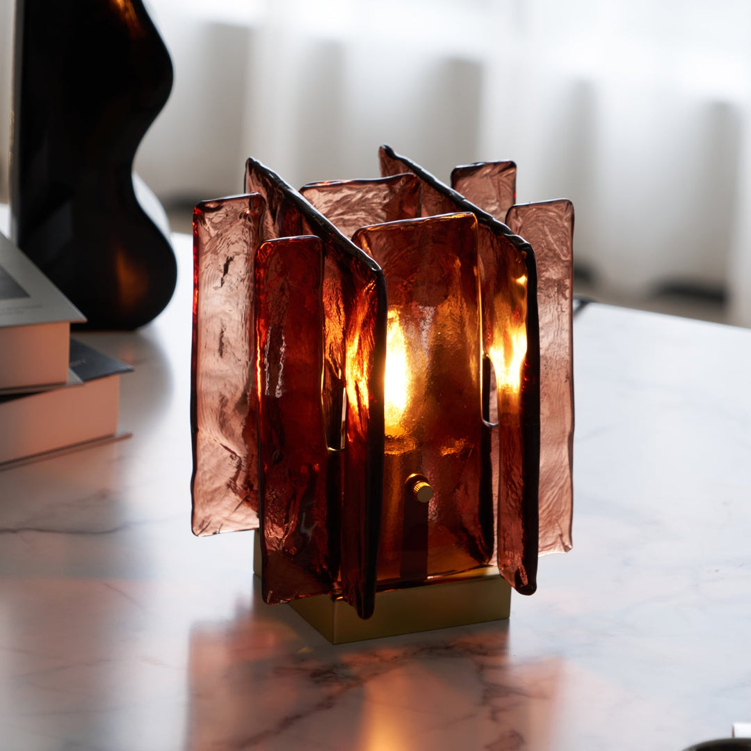 Amber Byggblock Bordslampa