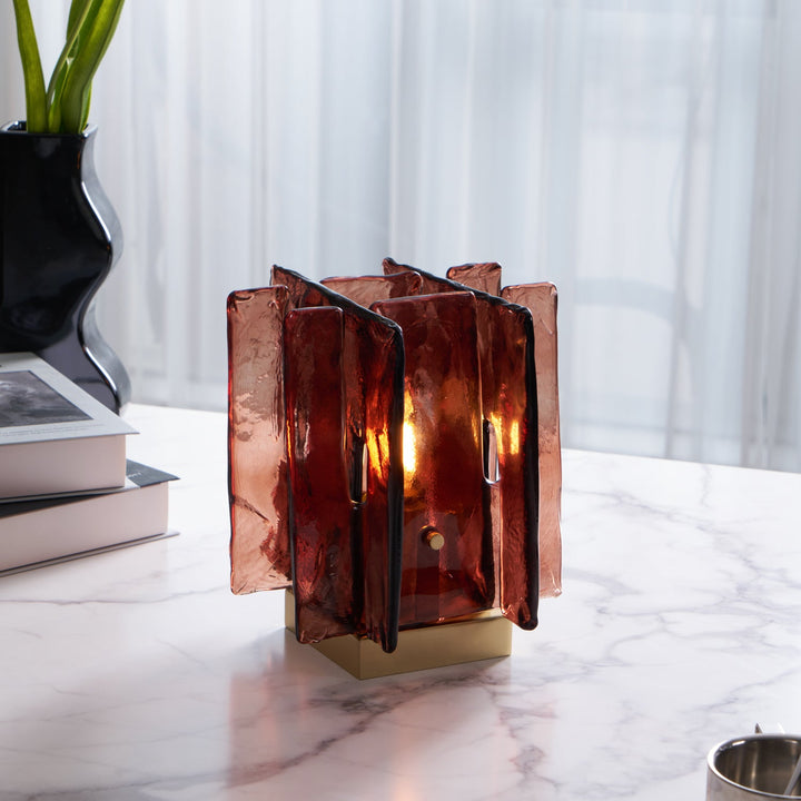 Amber Byggblock Bordslampa